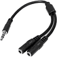 Cable de Audio StarTech.com Minijack 3.5mm Macho a Hembra 20cm - Miniatura 2