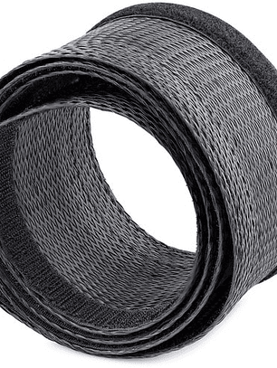 Organizador de Cables StarTech.com 3m Negro WKSTNCMFLX