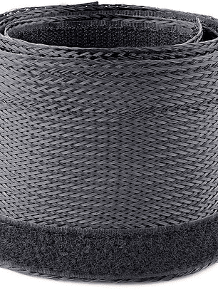 Organizador de Cables StarTech.com 3m Negro WKSTNCMFLX