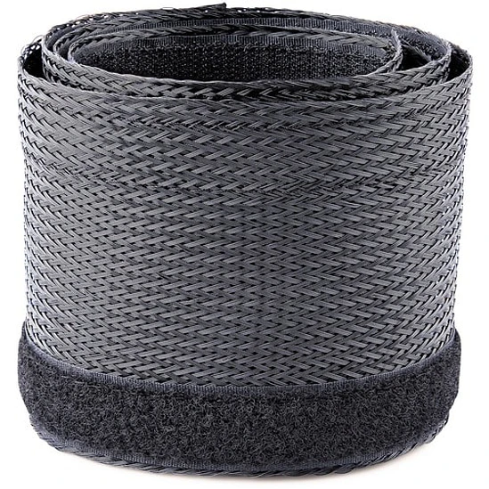 Organizador de Cables StarTech.com 3m Negro WKSTNCMFLX 2