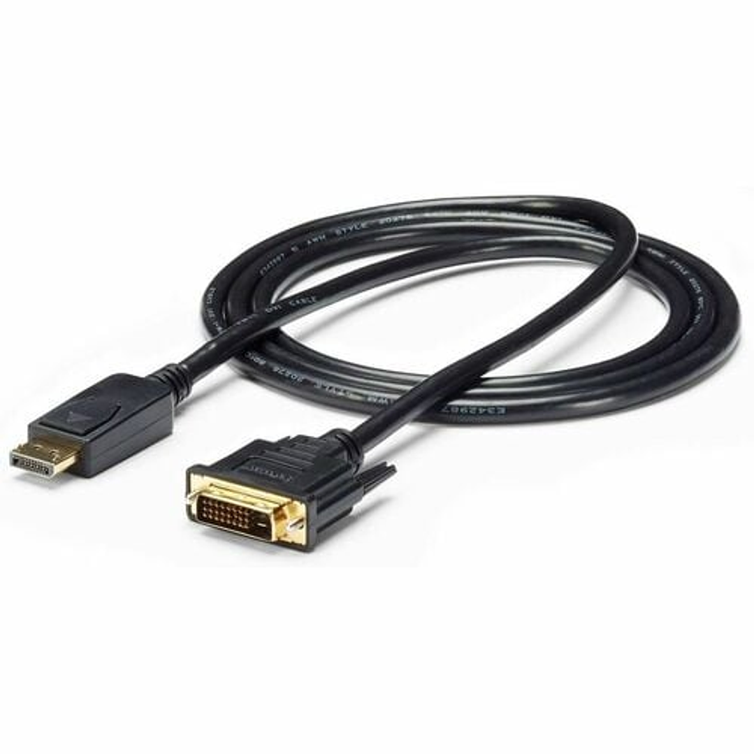 Cable Adaptador DisplayPort a DVI-D StarTech 1.83m DP2DVI2MM6 1