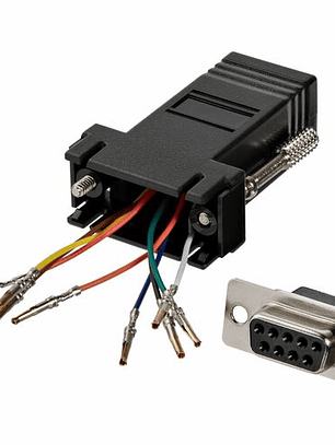Adaptador Serial DB9 Hembra a RJ45 Hembra StarTech GC98FF