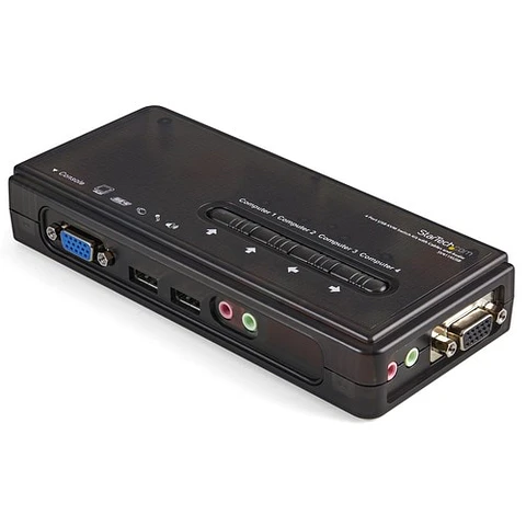 Conmutador KVM StarTech SV411KUSB VGA USB 4 Puertos