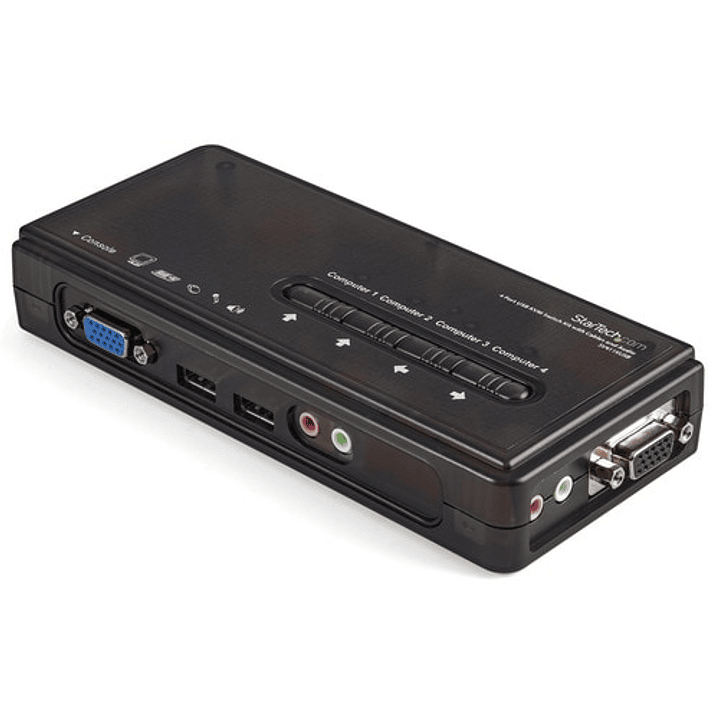 Conmutador KVM StarTech SV411KUSB VGA USB 4 Puertos 1