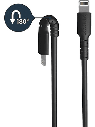 Cable USB-A a Lightning StarTech 1 Metro MFi Negro