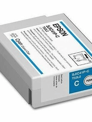 Cartucho de Tinta Epson SJIC41P-C Cian Original