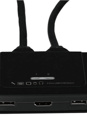Switch KVM HDMI StarTech 2 Puertos USB Audio WUXGA