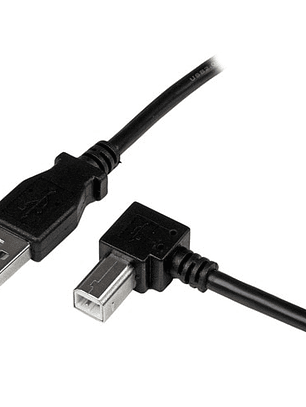 Cable USB 2.0 A a B StarTech 2m Ángulo Recto