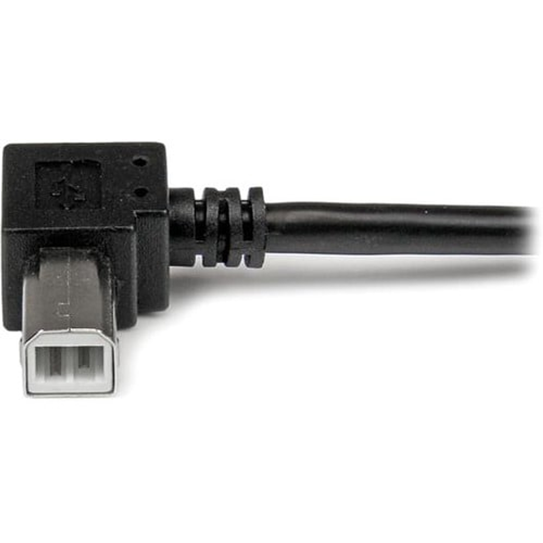Cable USB 2.0 A a B StarTech 2m Ángulo Recto 2