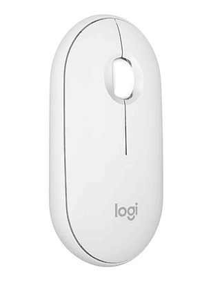 Mouse Bluetooth Logitech Pebble Mouse 2 M350s Blanco