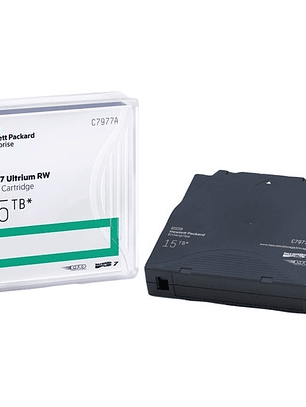 Cartucho de Datos HPE LTO-7 Ultrium 15TB Regrabable