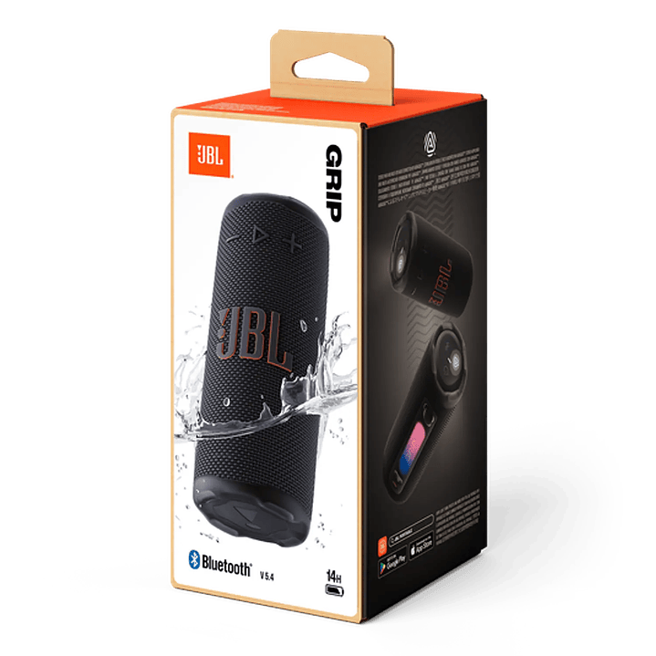 Parlante Bluetooth JBL Grip negro portátil IP68 4