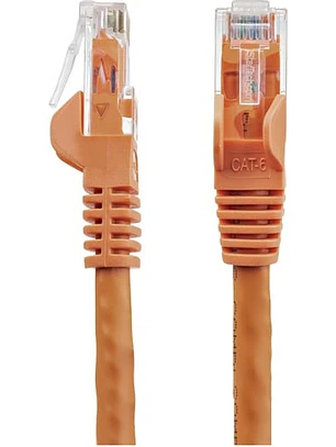 Cable de red Cat6 StarTech N6PATCH6INOR 15cm RJ45 naranja