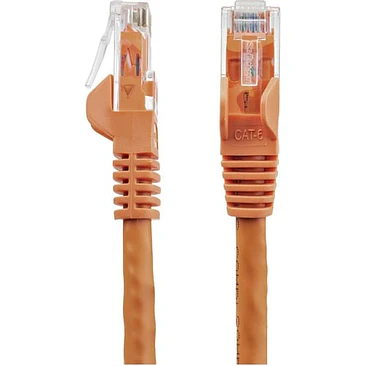 Cable de red Cat6 StarTech N6PATCH6INOR 15cm RJ45 naranja 2