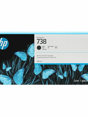 Cartucho HP 738 Negro Original