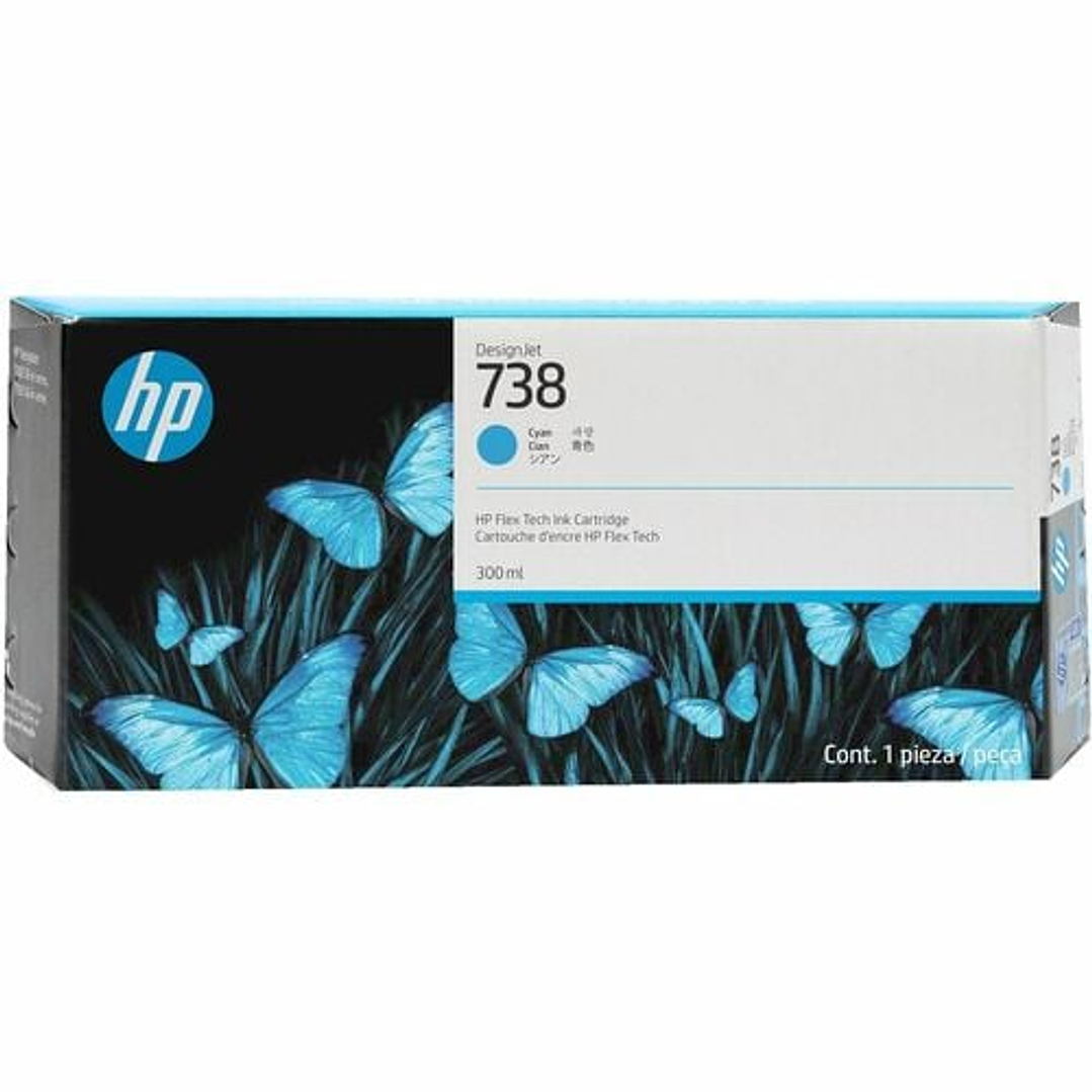 Cartucho HP 738 Cian Original 1