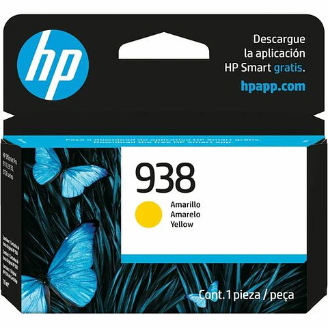 Cartucho de Tinta HP 938 Amarillo Original