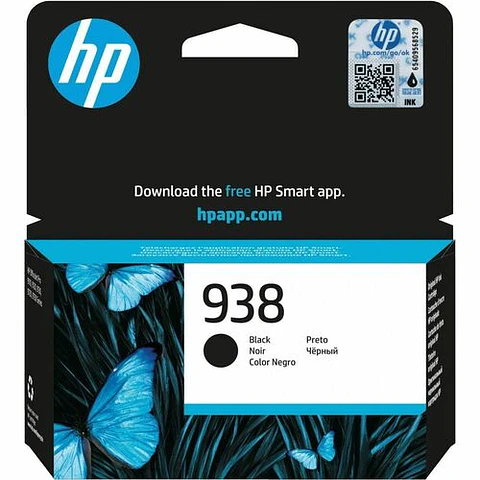 Cartucho de Tinta HP 938 Negro Original Rendimiento Estándar