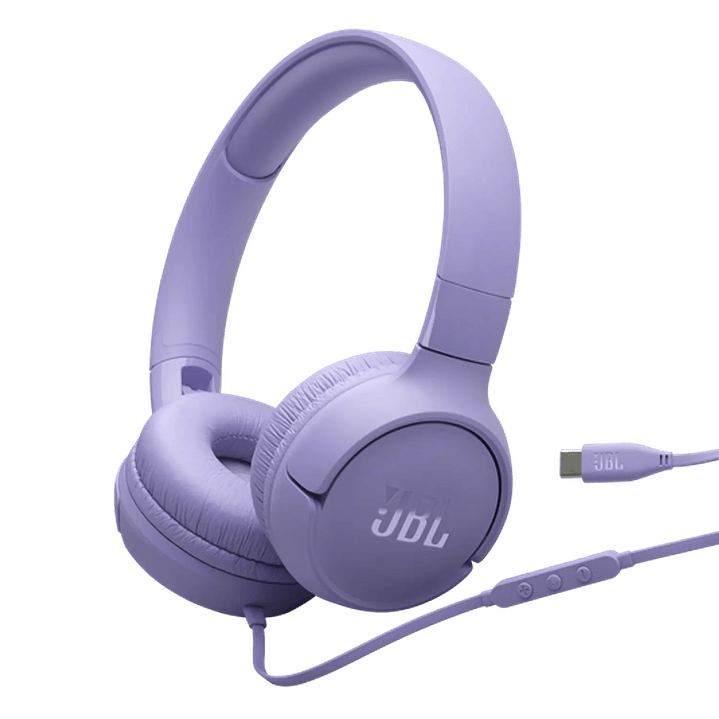 Audífonos JBL Tune 520C USB-C Hi-Res Morado con Micrófono 5