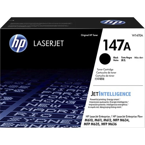 Tóner HP 147A negro original W1470A LaserJet
