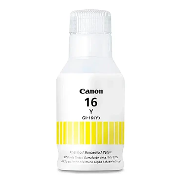 Botella Tinta Canon GI-16Y Amarillo Original 1