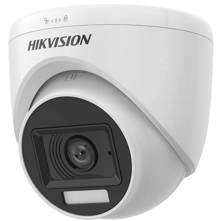 Cámara domo Hikvision 3K Hybrid Light 2.8mm 30m audio IP67 3