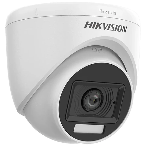 Cámara domo Hikvision 3K Hybrid Light 2.8mm 30m audio IP67