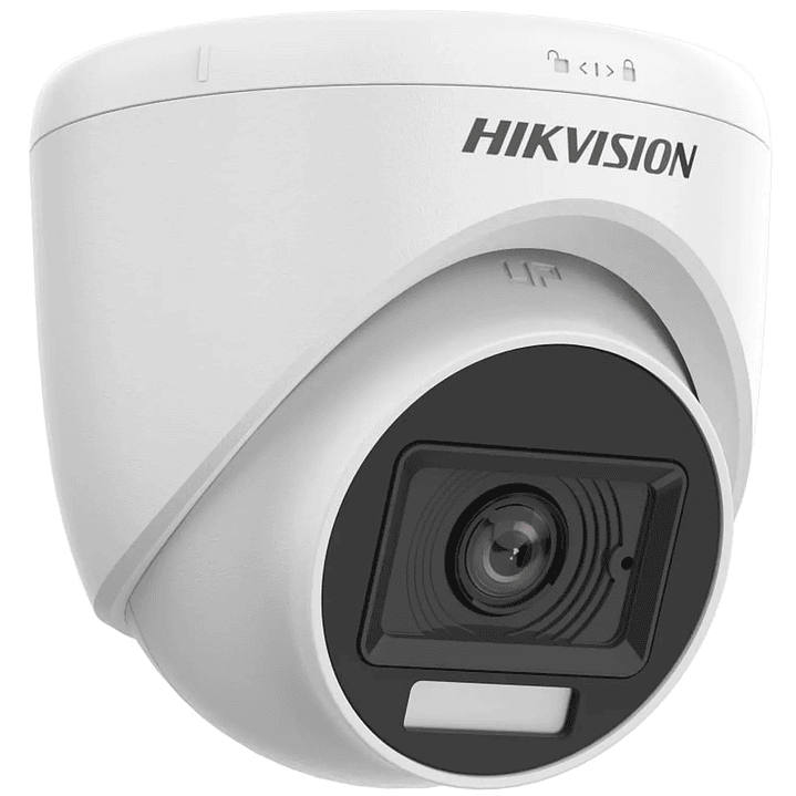 Cámara domo Hikvision 3K Hybrid Light 2.8mm 30m audio IP67 1