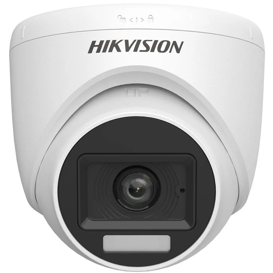Cámara domo Hikvision 3K Hybrid Light 2.8mm 30m audio IP67 2
