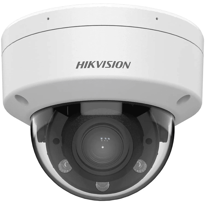 Cámara IP Hikvision 6MP domo varifocal 2.8-12mm Hybrid Light 30m IP67 2