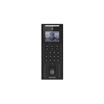 Control de acceso Hikvision facial tarjeta M1 y teclado 3