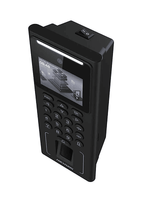Control de acceso Hikvision facial tarjeta M1 y teclado