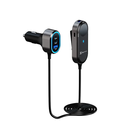 Cargador auto Klip Xtreme KCC-100 USB-C USB-A 100W 1