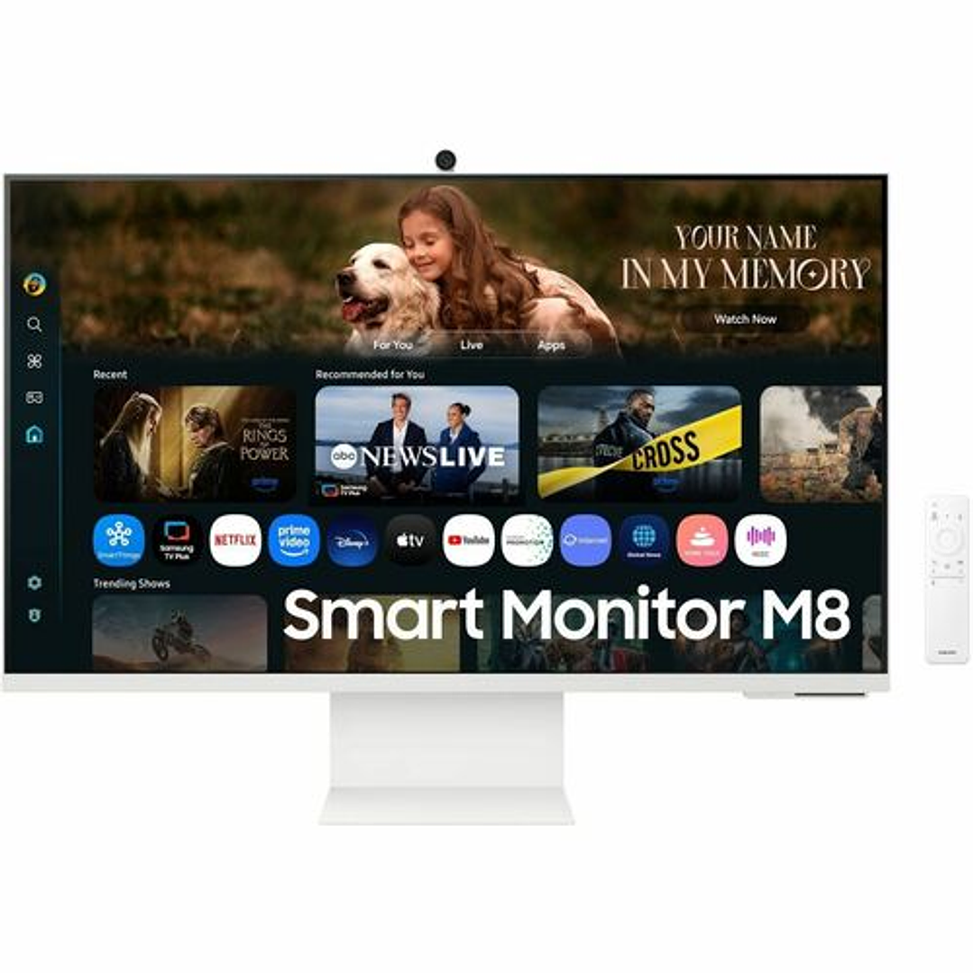 Monitor Samsung M80F 32 4K UHD Smart USB-C HDMI blanco 1