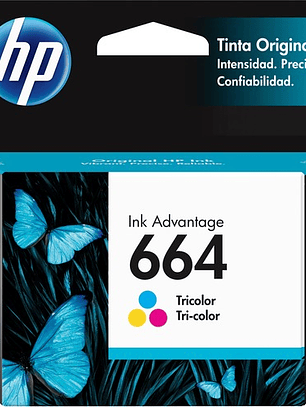 Cartucho HP 664 Tricolor Original F6V28AL