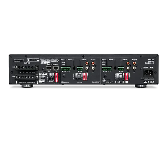 Amplificador mezclador JBL Pro NVMA260 8 entradas 60W/120W 2