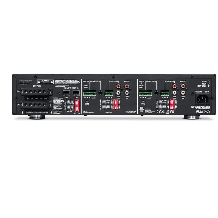 Amplificador mezclador JBL Pro NVMA260 8 entradas 60W/120W 2