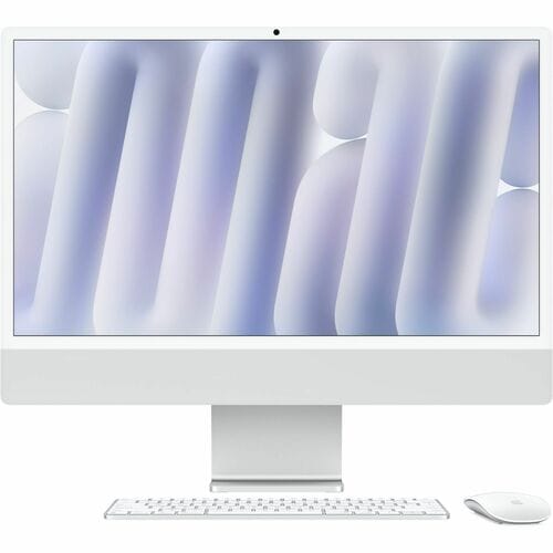 Apple iMac 24" (M4) — 10-Core CPU, 10-Core GPU, 16GB, 512GB SSD, Silver