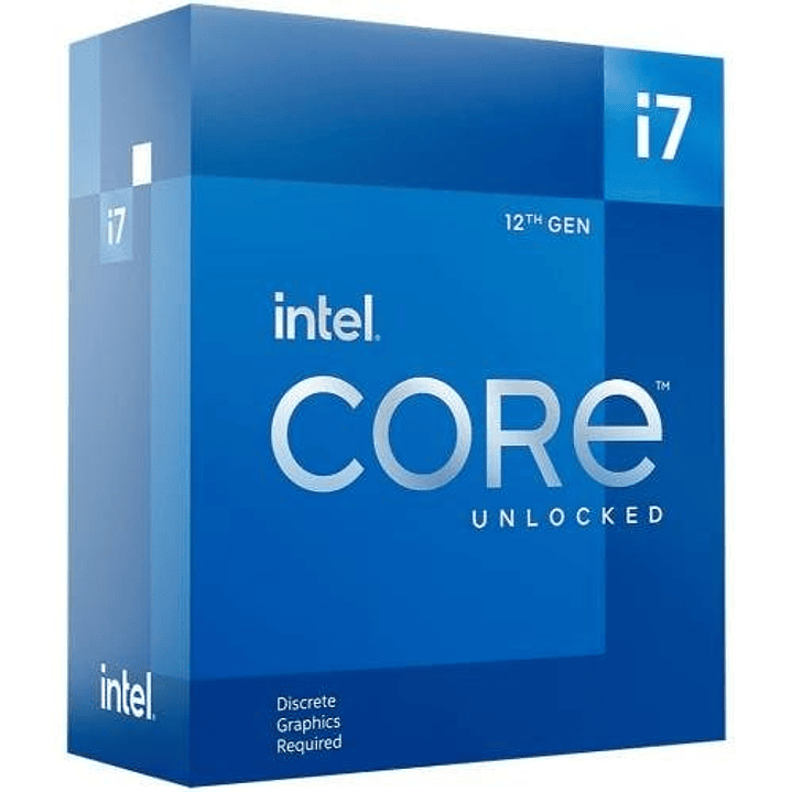 Procesador Intel Core i7-12700KF 12va Gen 3.6GHz 1