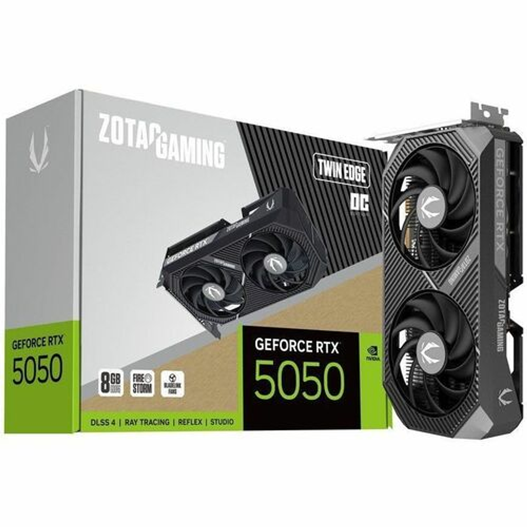 Tarjeta de Video Zotac RTX 5050 8GB GDDR6 Dual Fan 1