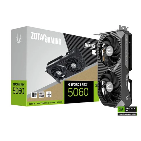 Tarjeta Gráfica Zotac NVIDIA GeForce RTX 5060 8GB GDDR7 1