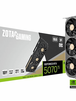 Tarjeta de Video Zotac RTX 5070 Ti 16GB GDDR7 Triple Fan