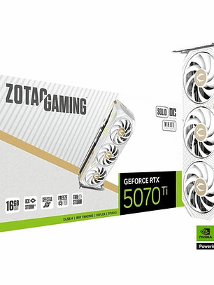 Tarjeta de Video Zotac RTX 5070 Ti 16GB GDDR7 Triple Fan OC