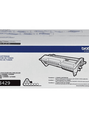Tóner Brother TN-3429 Negro Original HL-L5100DN MFC-L6700DW