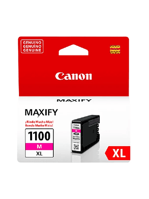 Cartucho Canon PGI-1100XL Magenta Original MAXIFY MB2010 Alto Rendimiento