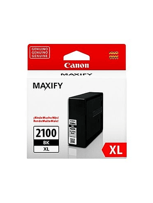 Cartucho Canon PGI-2100XL Negro Original MAXIFY MB5310 MB5410 2500 Páginas