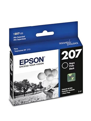 Cartucho Epson T207 Negro Alto Rendimiento Original
