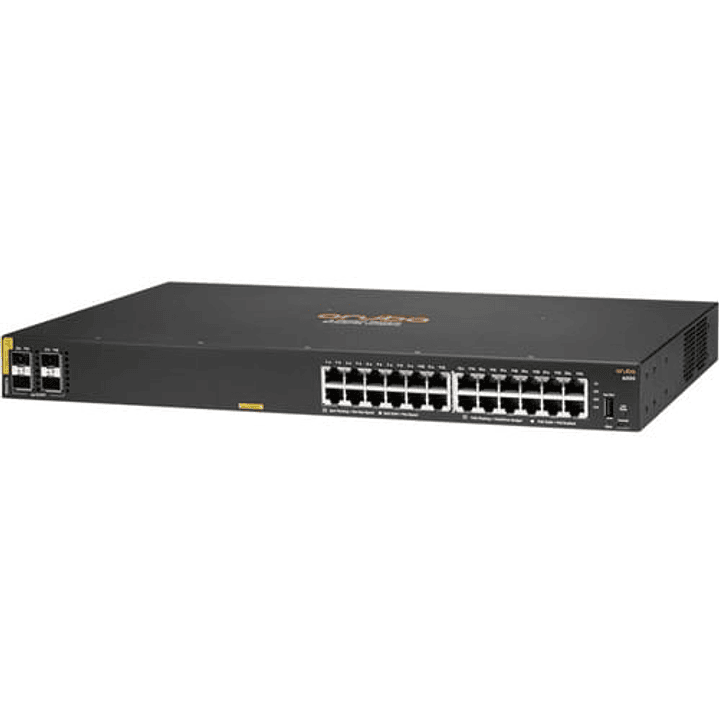 Switch HPE Aruba CX 6000 24 Puertos PoE 370W 4 SFP L3 R8N87A 1