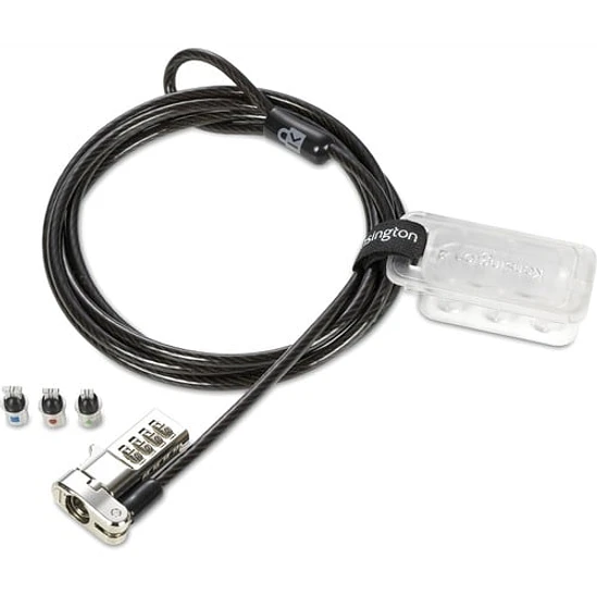 Candado Seguridad Notebook Kensington Nano Cable 1.83m Combinación K62316WW 1