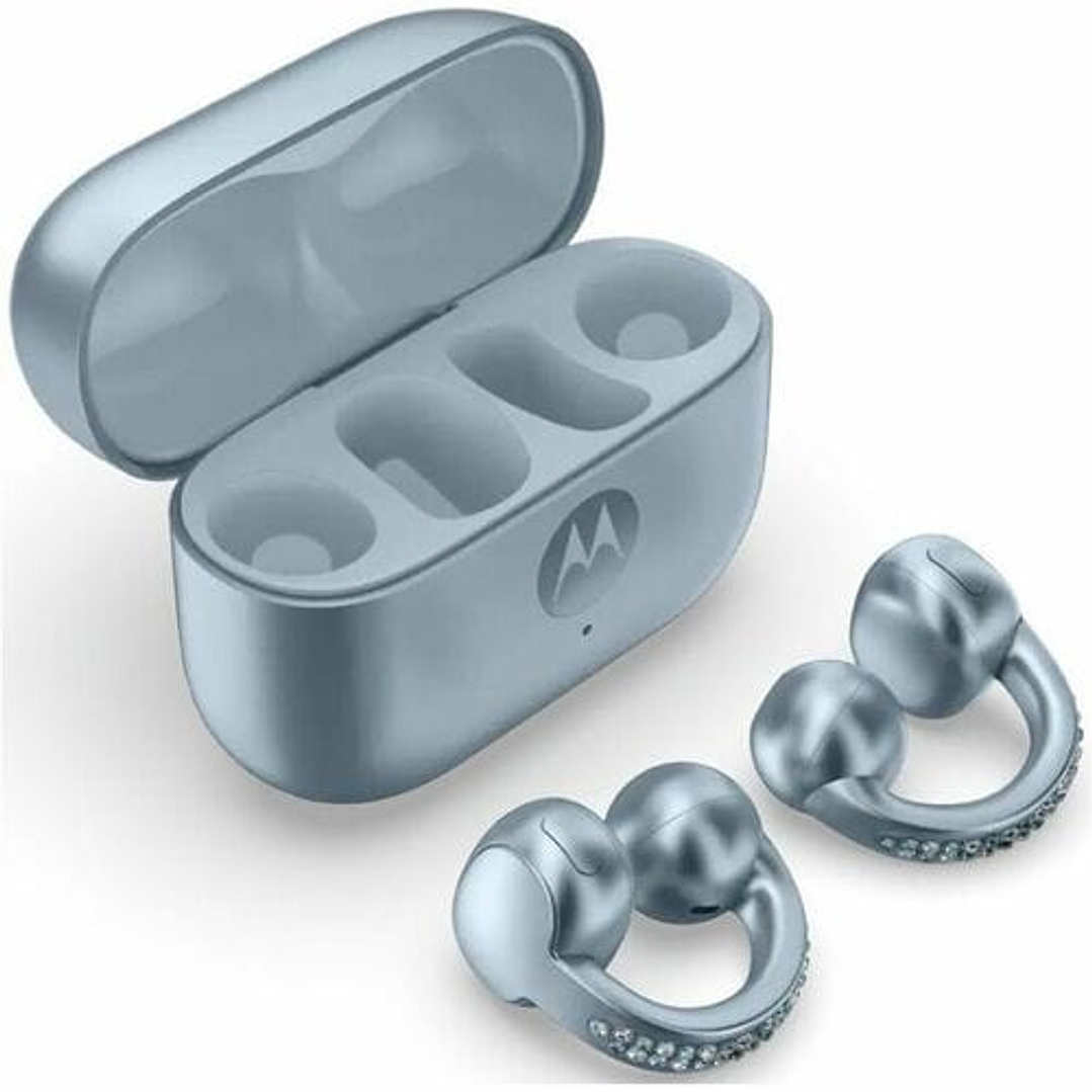 Audífonos Motorola Moto Buds Loop True Wireless Bluetooth IP54 Micrófono Azul 1